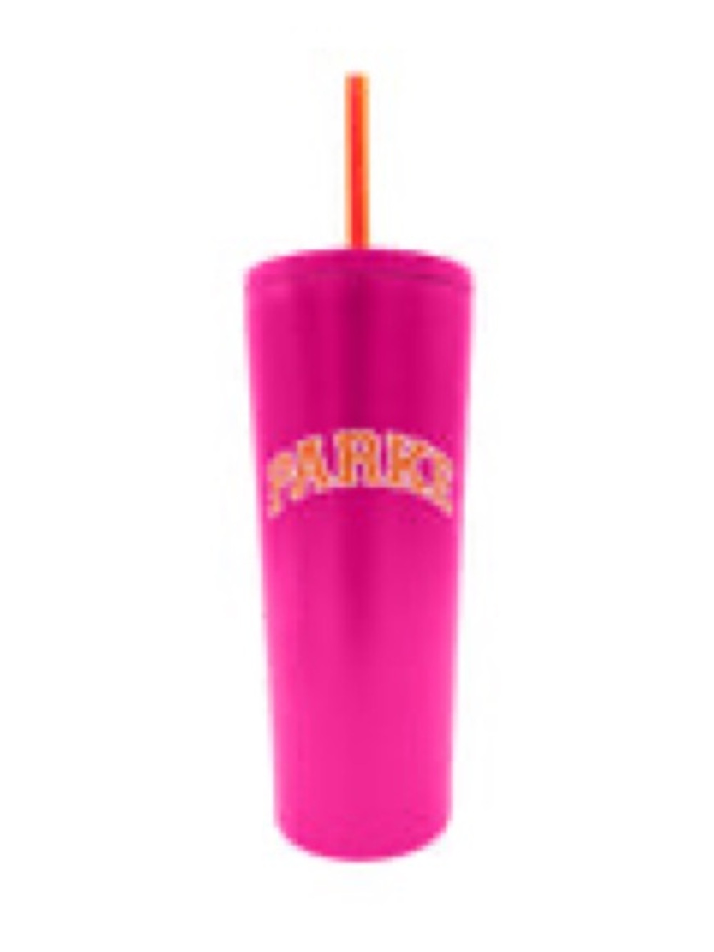 Parke x Dunkin Donuts Pink Personalized Sparkle Tumbler with Straw